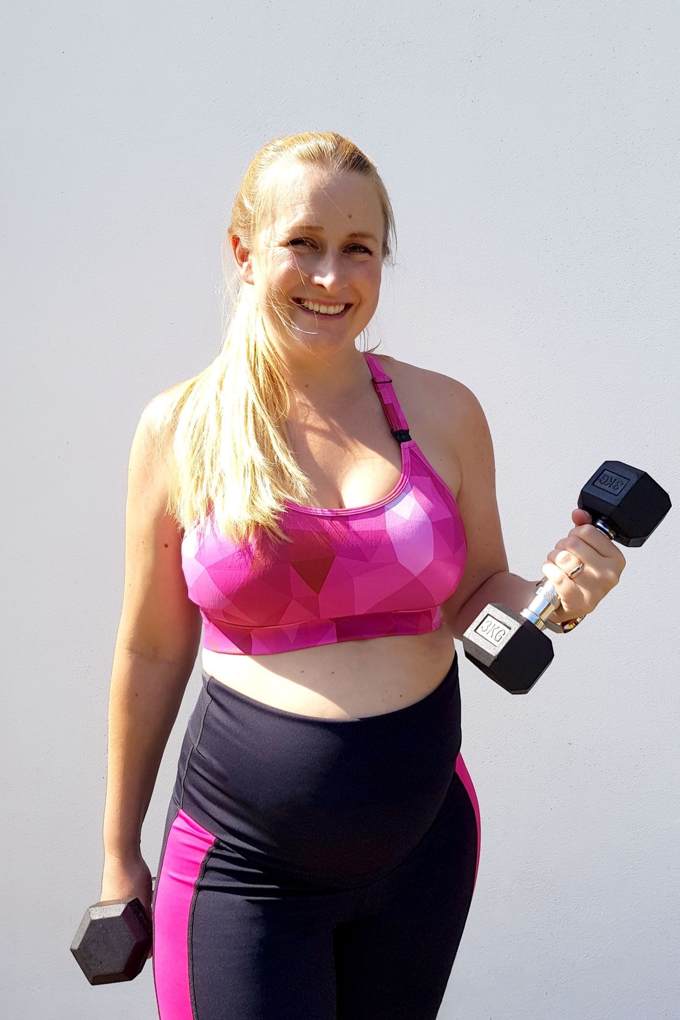 High Impact Maternity and Feeding Sports Bra Pink