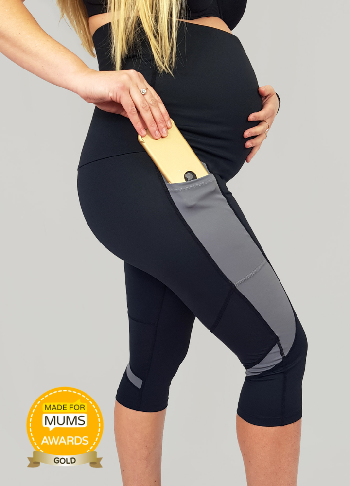 Ultimate  High Impact Maternity Workout Capri Leggings