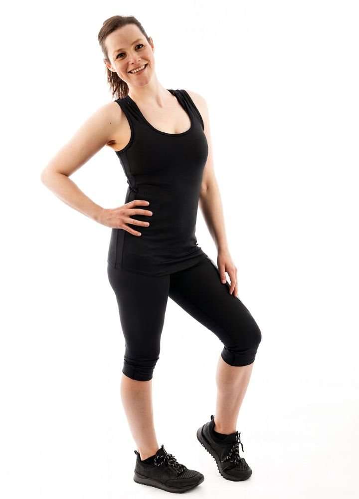 Maternity Workout Capri Leggings for Pregnancy Exercise