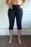 ¾ Maternity Sport Cropped Leggings - FittaMamma